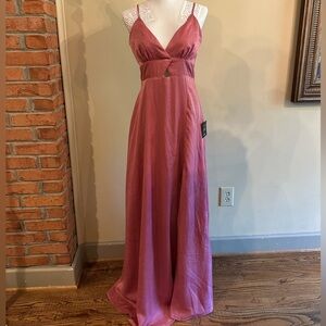 Lulu's Purple Sleeveless Maxi Dress for Weddings